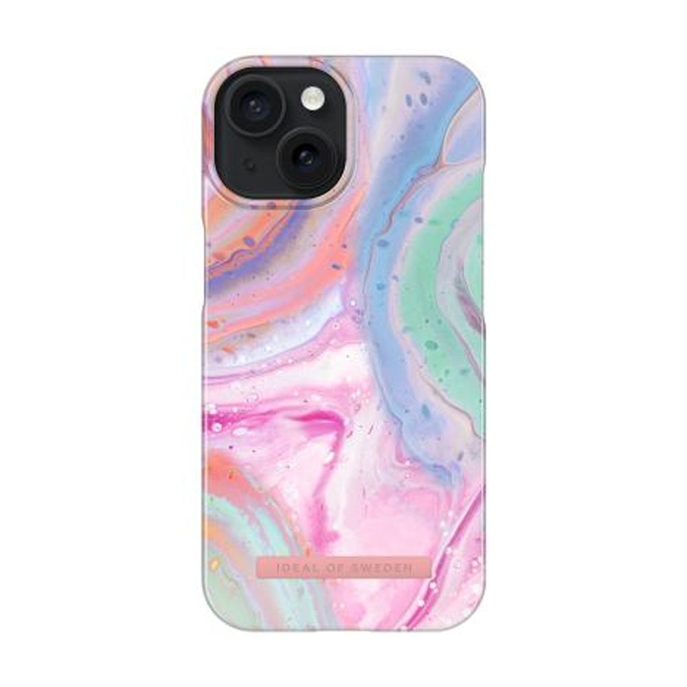 iDeal of Sweden Fashion Case Magsafe for iPhone 15 Pastel Marble