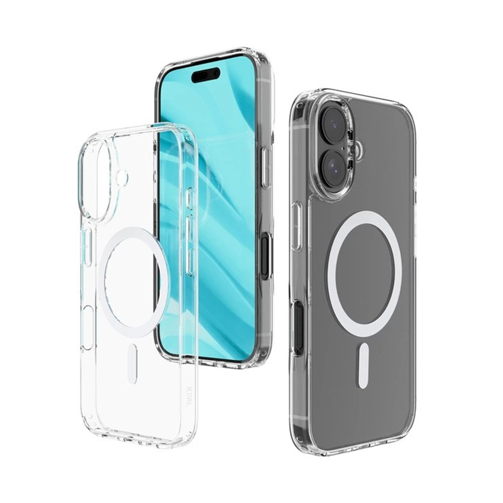 JCPal Dual Pro Magsafe Case for iPhone 16 Clear