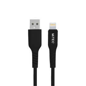 MiTEC MiPOWER Lightning to USB-A Cable - 2m - Black