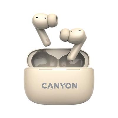 Canyon Headset ANC+ENC OnGo TWS-10 Beige