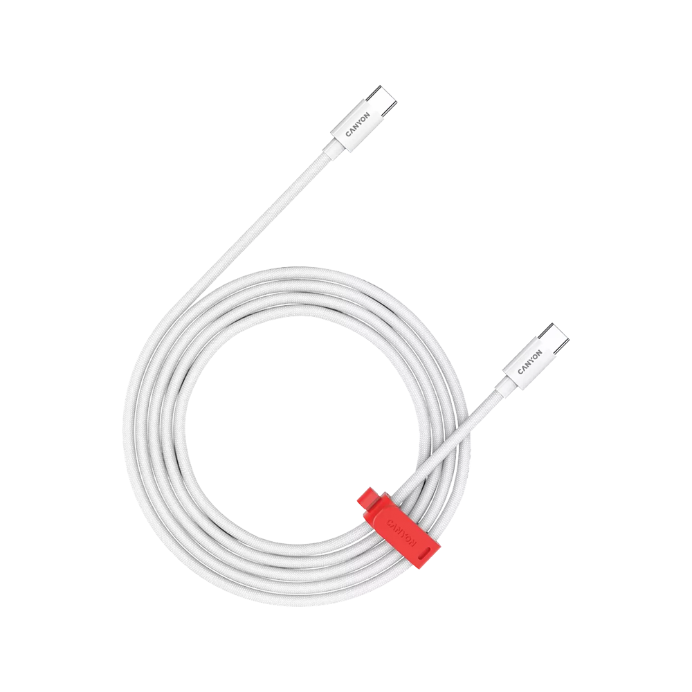 Canyon Cable CC60Ab C-C 60W Braided 2M White