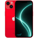 photo iPhone 14 Plus red with mint+ wallpaper