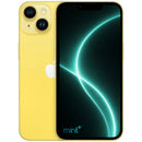 photo iPhone 14 Plus yellow with mint+ wallpaper