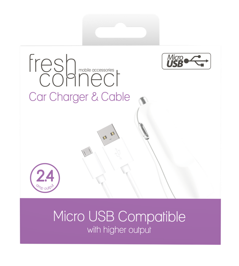 Fresh Connect Micro USB With Car Charger